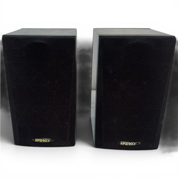 Energy Take 2 Satellite Speakers Pair Black Compact Design