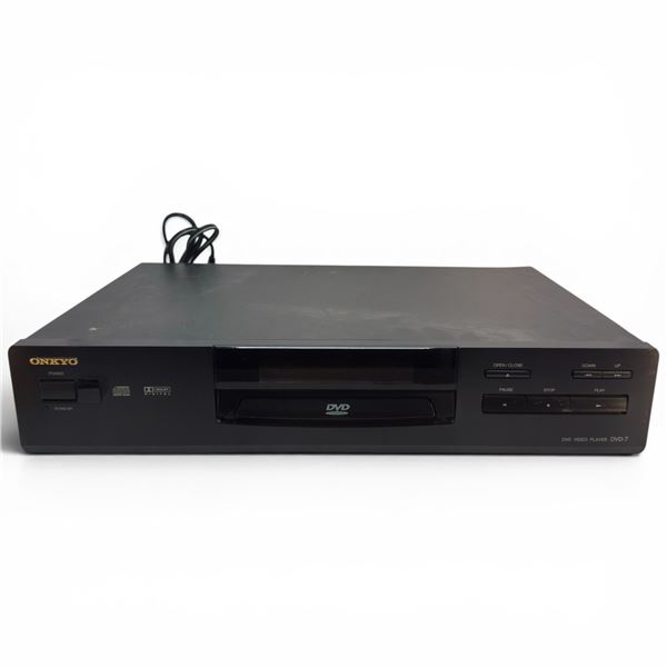 Onkyo DVD-7 Compact Disc DVD Player Optical Output Black