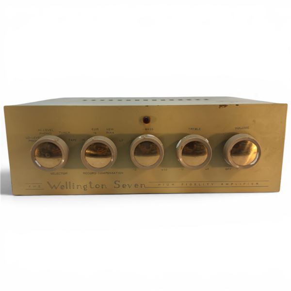 The Wellington Seven High Fidelity Tube Amplifier Vintage Audio Equipment