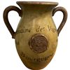 Image 1 : Rustic Pottery "Domaine des Vignobles 1958 Bourgogne" Amphora Jug - 12" tall x 11" diameter
