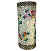Image 2 : Vintage Chinese Porcelain Vase in the Famille Vert Style with Butterflies and Flowers - 11" tall x 5