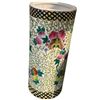 Image 3 : Vintage Chinese Porcelain Vase in the Famille Vert Style with Butterflies and Flowers - 11" tall x 5