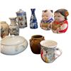 Image 4 : Group of Asian Dinnerware, Vases and Dolls