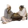 Image 5 : Group of Chinese Ceramic Shiwan Mudman Fisherman Figurines - Tallest is 9"