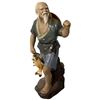 Image 4 : Group of 3 Chinese Ceramic Shiwan Mudman Fisherman Figurines - Tallest is 9"