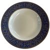 Image 4 : Set of Sango Aristocrat 3690 China with Blue Scroll Pattern - Service for 8 plus cream, sugar and pl