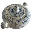 Image 4 : Vintage Boch Belgium 13" "Yeddo" Plate & Boch "Copenhagen" Lidded Sugar Bowl