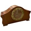 Image 1 : Vintage Forestville Chiming Wood Mantle Clock - 5" x 15" x 8" tall