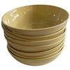 Image 3 : Set of Royal Doulton Gordon Ramsey "Maize Yellow" Dinnerware - Place settings for 8