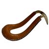 Image 1 : Vintage Longchamp France Leather Wrapped Brass Pipe Rest
