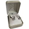Image 1 : 14KT White Gold 2 CTW Princess Cut Cubic Zirconia Earrings - Lever Back (Total weight: 1.9 grams)