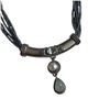 Image 6 : 2 Sterling Silver Bracelets & Beaded Sterling Necklace - Total weight: 57.8 grams