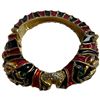 Image 2 : Vintage Double Headed Jaguar & Horse Head Cuff Bracelets