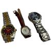Image 1 : 3 Gently Worn Watches - Marked Gucci, Omega and Rolex - Not authenticated