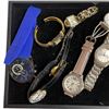 Image 2 : Tray of Men's & Ladies Watches - Mickey Mouse by Lorus, Coca Cola, Diamonelle, and More - Preowned -