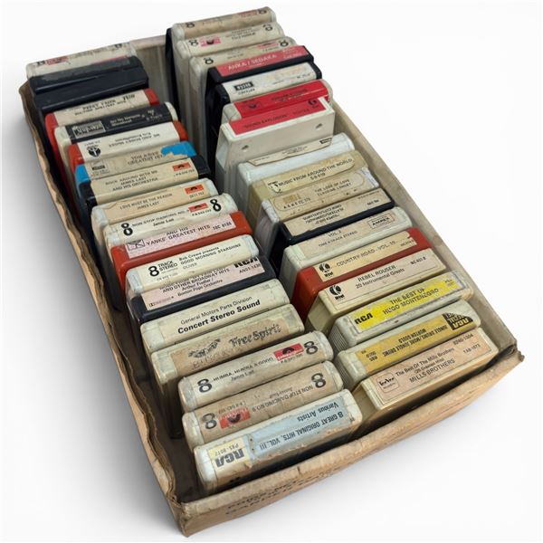 Collection of Assorted 8 Tracks