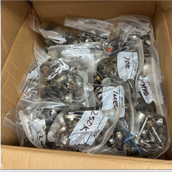 Large Box Filled with Assorted Potentiometers