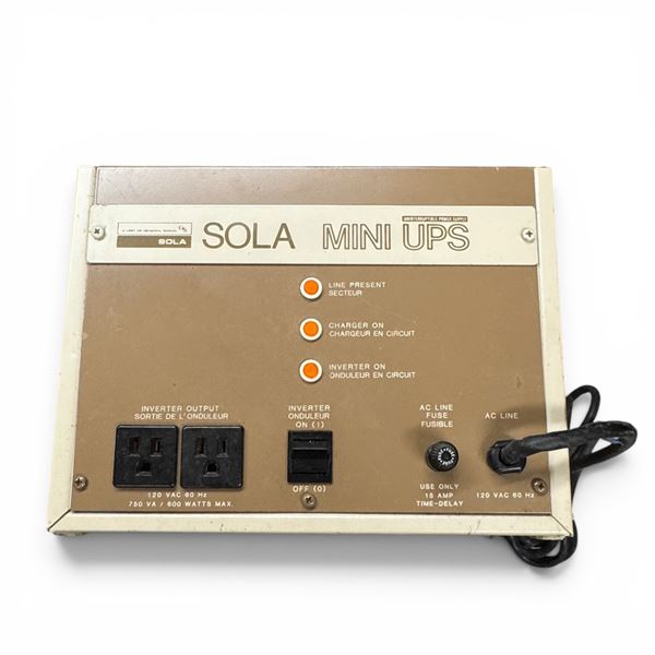 Sola Mini UPS Uninterruptible Power Supply