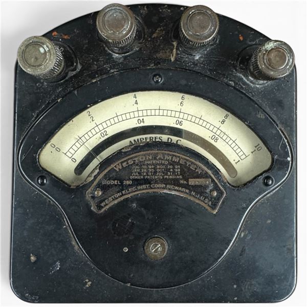 Weston Voltmeter Model 280 Vintage Electrical Instrument