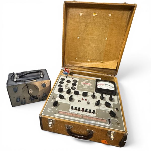 RCA WA-44C Audio Generator & Stark Model 9-66 Tube Tester