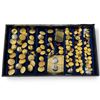 Image 1 : Large Group of Brass Military Buttons from a Wide Range of Dates and Armed Forces - Display Tray Not