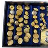 Image 2 : Large Group of Brass Military Buttons from a Wide Range of Dates and Armed Forces - Display Tray Not