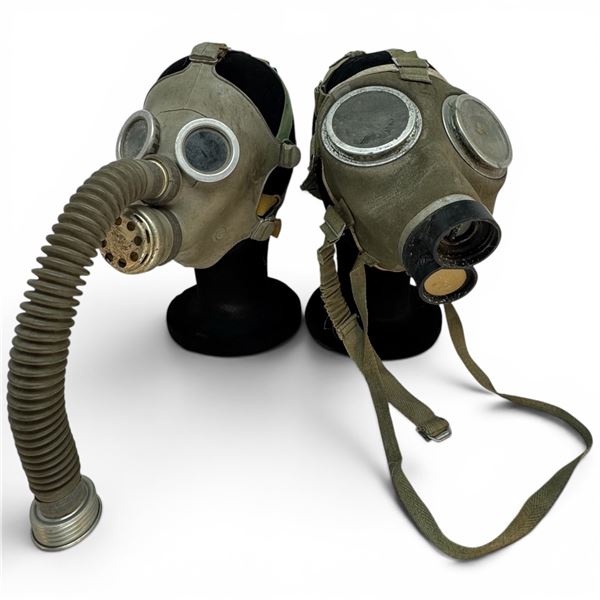 Soviet GP-5 Gas Mask & Hungarian M76 Military Gas Mask