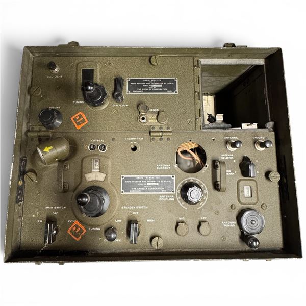 U.S. Army Signal Corps Radio Transceiver & Transmitter BC-654-A Crosley Corporation