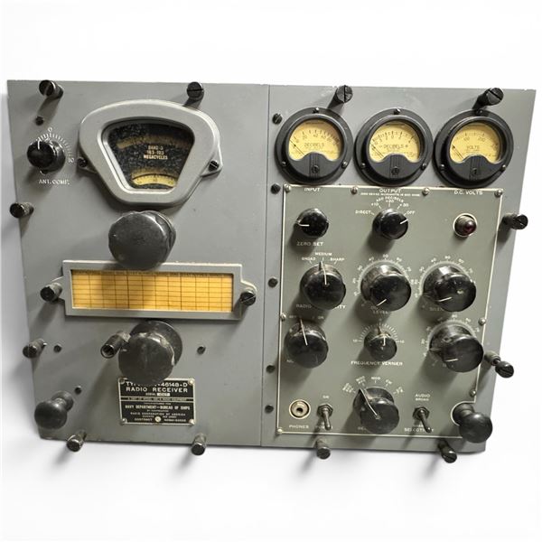 Navy Bureau of Ships Model RBC-5 Radio Receiving Equipment