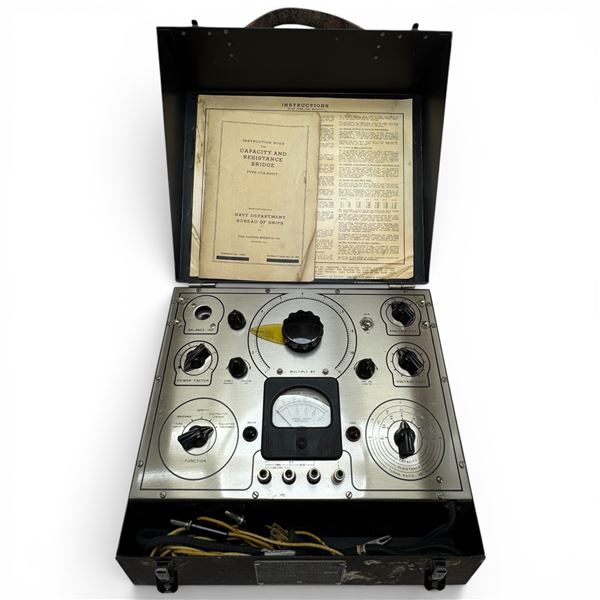 US Navy Bureau of Ships Type CLB-60007 Capacity & Resistance Bridge
