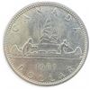 Image 1 : 1965 Canadian Silver Dollar - 80% Silver Voyageur Dollar - Circulated