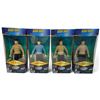 Image 1 : Star Trek Collector Edition Action Figure Set Playmates 1996 Spoke, Kirk, Hulu & Scotty