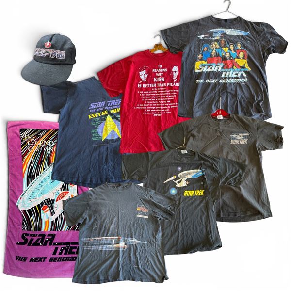 Vintage Star Trek Apparel: T-Shirts, Hat and Beach Towel