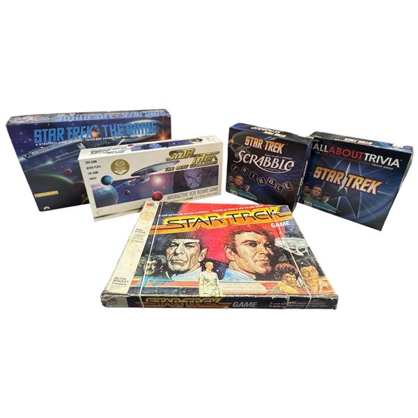 Star Trek Board Games: Scrabble, Trivia, 1979 Milton Bradley Star Trek the Motion Picture & VCR Game
