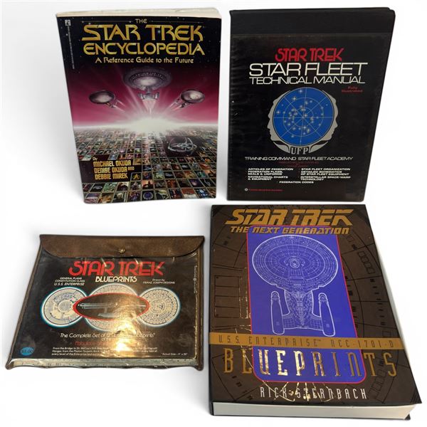 Star Trek Reference & Technical Book Collection