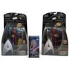 Image 1 : 2009 Playmates Star Trek Cadet McCoy & Chekov Figures Plus 1999 Voyager 'Flashback' Janeway
