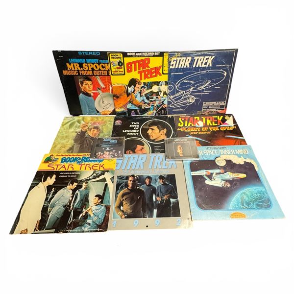 Star Trek Record Albums, CDs & 1992 Anniversary Calendar Featuring Leonard Nimoy & Mr. Spock