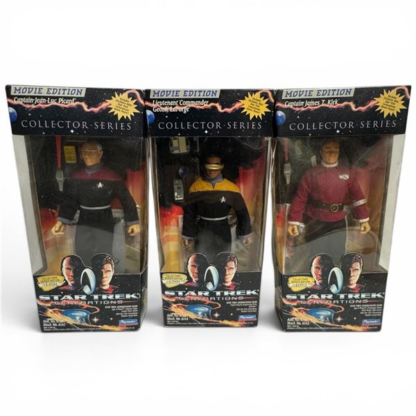 1994 Playmates Toys Star Trek Generations Movie Edition Collector Series Action Figures