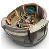 Image 3 : 1993 Playmates Star Trek: the Next Generation USS Enterprise-D Bridge Playset & Assorted Figurines