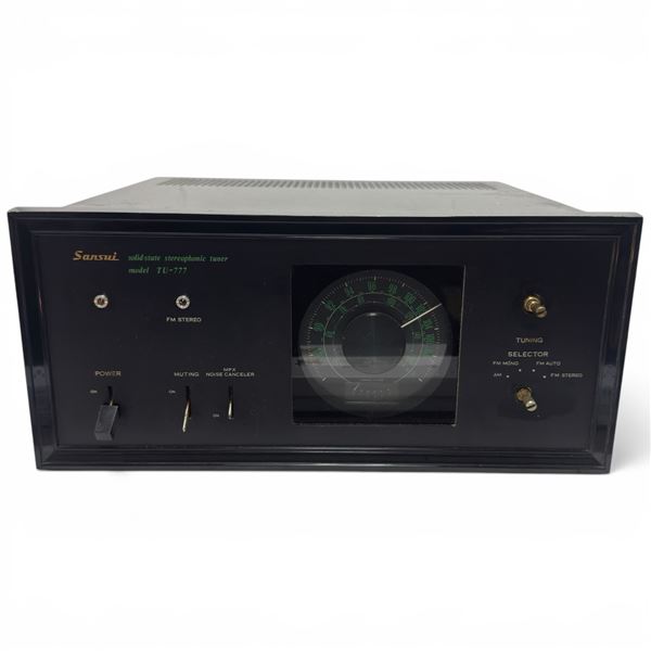 Sansui TU-777 AM FM Stereo Tuner Vintage 1970s Japan