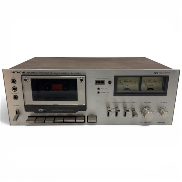 Hitachi D-550R Stereo Cassette Deck