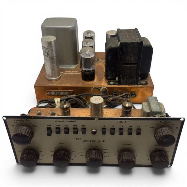 George Gott Model G30U & Model GDP50P Vacuum Tube Audio Components by Bigg of California