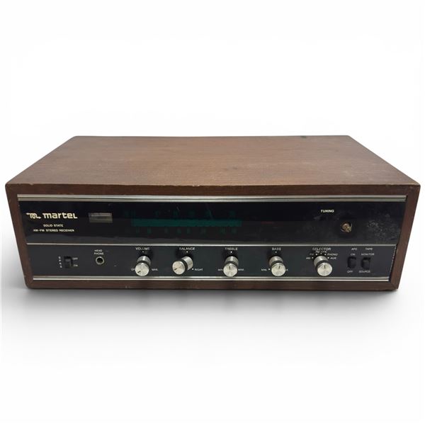 Martel Solid State Stereo Multiplex Receiver 1960's