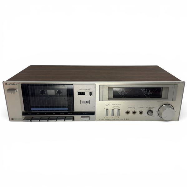 Hitachi D-E11 Stereo Cassette Deck Japan 1980s