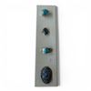 Image 1 : 4 New Rings * all stamped .925 * (Turquoise and Opal Triplet) Longest ring  is 36 mm * Total weight: