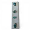 Image 1 : 4 New Rings * all stamped .925 * (Copper Turquoise, Turquoise with Opal Banda and Turquoise with Fau