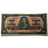 Image 1 : 1937 Bank of Canada $2 Bank Note - DR Prefix Series - Coyne / Towers Signatures - Circulated