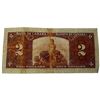 Image 2 : 1937 Bank of Canada $2 Bank Note - DR Prefix Series - Coyne / Towers Signatures - Circulated