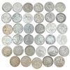 Image 2 : 35 Vintage Canadian 80% Silver Dimes -All are 1965 and earlier- Many 1940s - Circulated