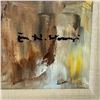 Image 2 : Signed Original Eva N. Mosonyi Impasto Portrait Painting of a Young Boy - Artist Signed on Front an